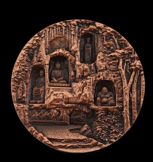 新章预定:西湖飞来峰造像艺术铜章