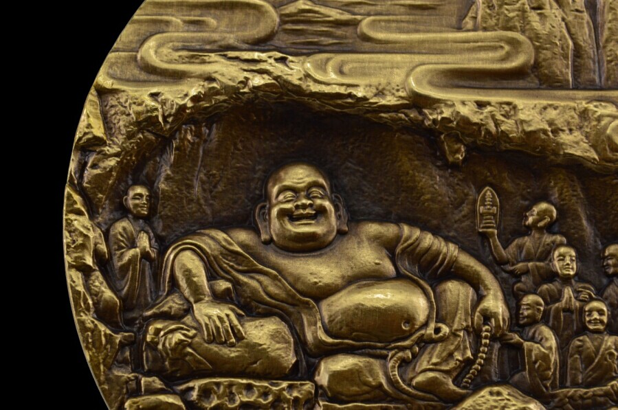 新章预定:西湖飞来峰造像艺术铜章