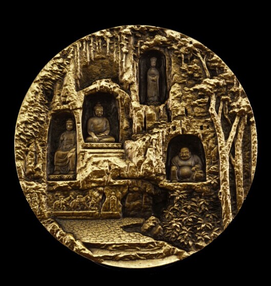 新章预定:西湖飞来峰造像艺术铜章