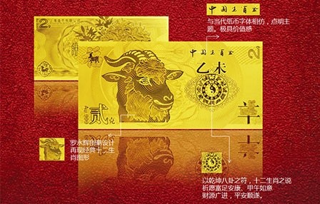 新品预订:上币2015羊年生肖金卡