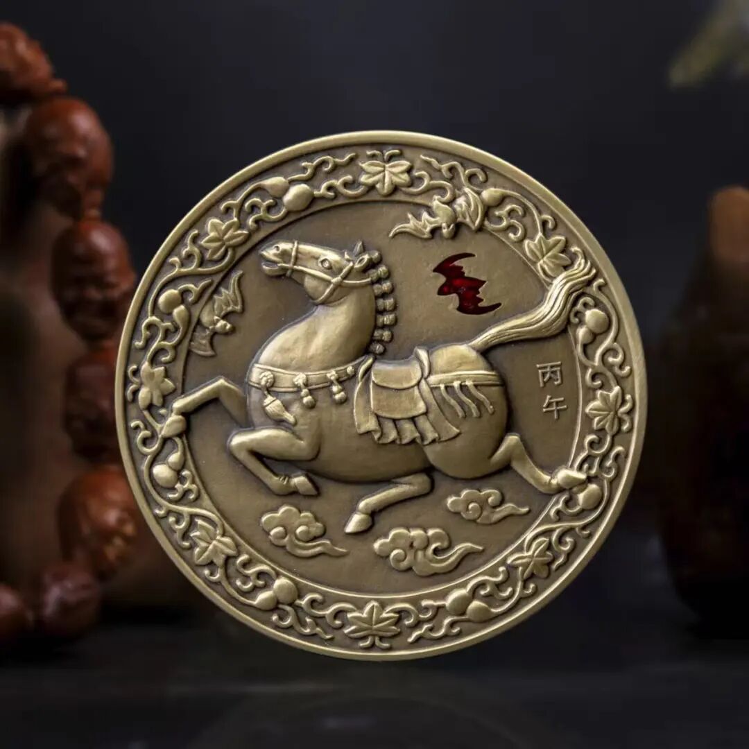 新品预定:马年贺岁生肖纪念铜章